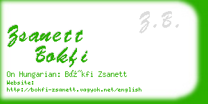 zsanett bokfi business card